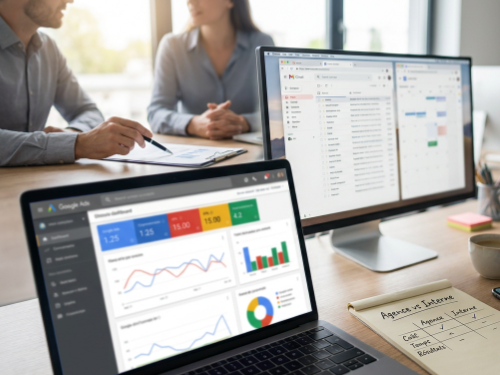 Agence ou gestion interne Google Ads : quel modèle choisir pour sa PME?