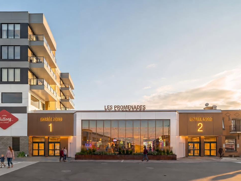 Centre récréatif, hôtel et nouvelle façade pour les Promenades du Boulevard